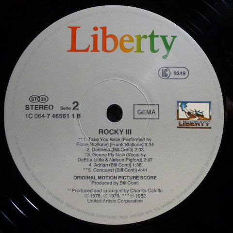 Bill Conti -Rocky III (Original Motion Picture Score)