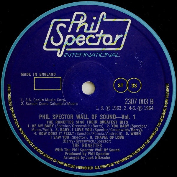 Phil Spector -The Wall Of Sound