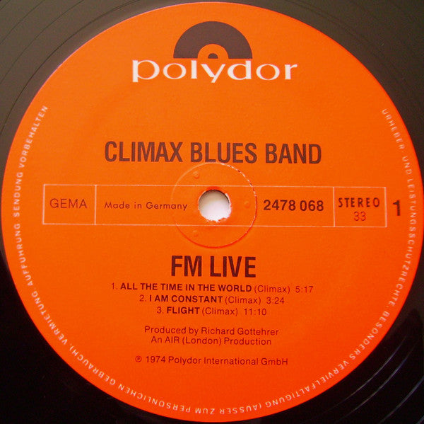Climax Blues Band -FM/Live