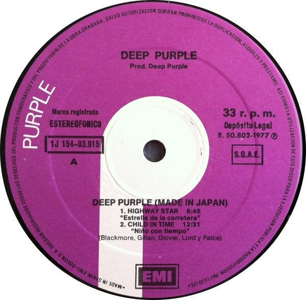 Deep Purple -Made In Japan