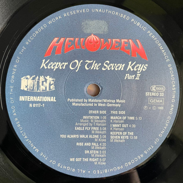Helloween -Keeper Of The Seven Keys Part II