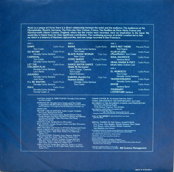 Santana - Moonflower