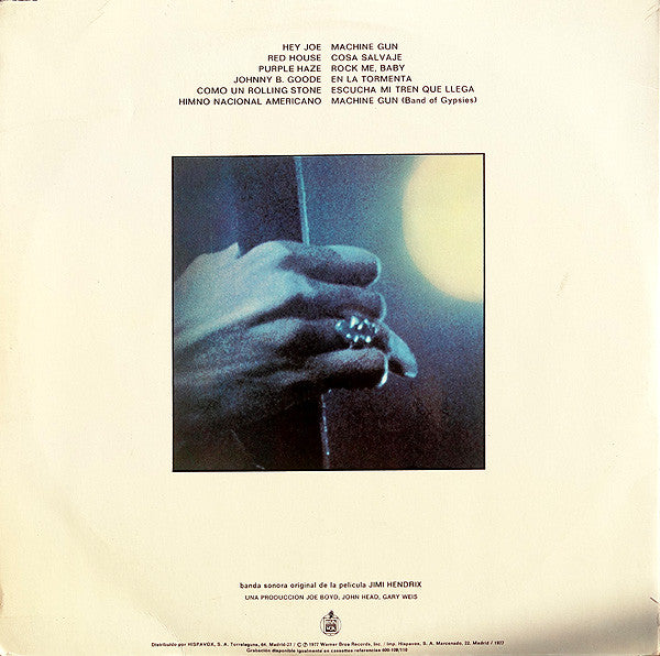 Jimi Hendrix - Banda Sonora Original De La Película Jimi Hendrix