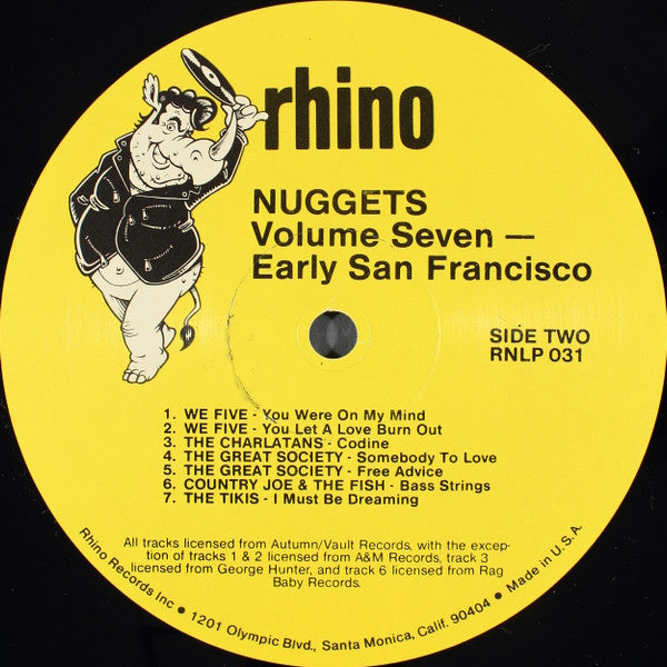 Various - Nuggets Volume Seven: Early San Francisco