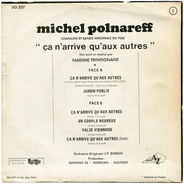 Michel Polnareff -Bande Originale Du Film "Ça N'arrive Qu'aux Autres"
