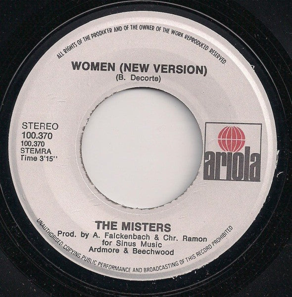The Misters -Women (New Version) / Change Partners