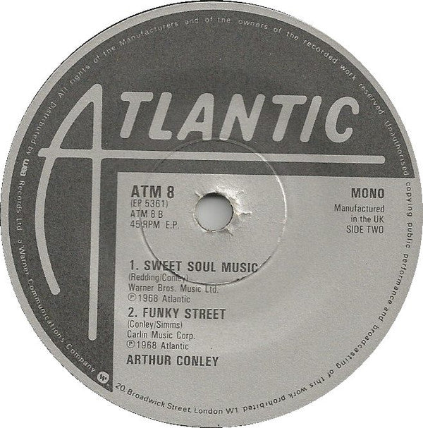 Carla Thomas / Arthur Conley -Gee Whiz, (Look At His Eyes) / B.A.B.Y. / Sweet Soul Music / Funky Street