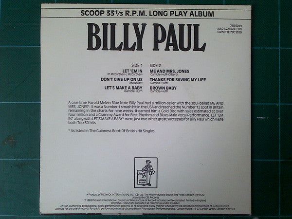 Billy Paul -Billy Paul