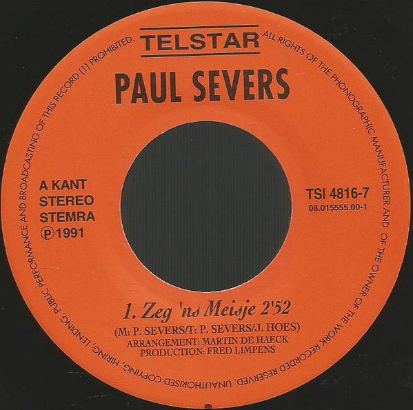 Paul Severs -Zeg 'ns Meisje