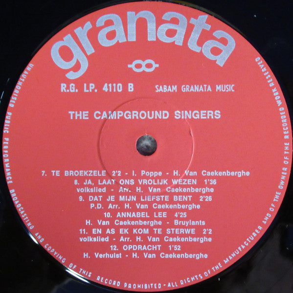 The Campground Singers (De Elegasten)* -The Campground Singers