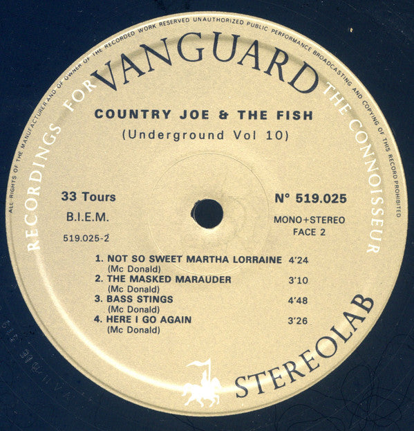 Country Joe & The Fish* -Greatest Hits