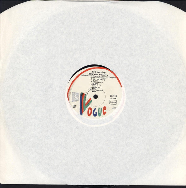 Bob Marley And The Wailers* -Bob Marley And The Wailers