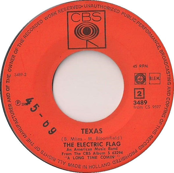 The Electric Flag -Wine / Texas