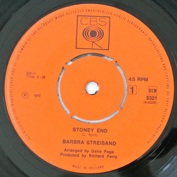 Barbra Streisand -Stoney End