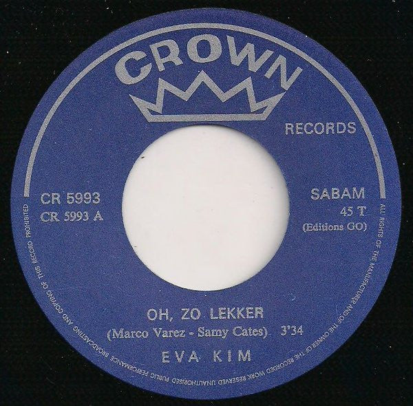 Eva Kim -Oh, Zo Lekker