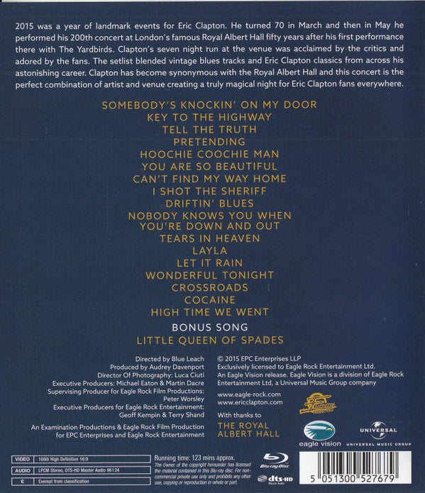 Eric Clapton -Slowhand At 70: Live At The Royal Albert Hall