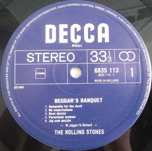 Rolling Stones* -Beggars Banquet