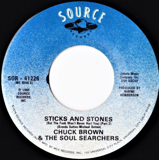 Chuck Brown & The Soul Searchers -Sticks And Stones