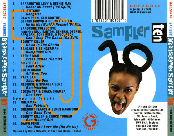 Various - Greensleeves Sampler 10