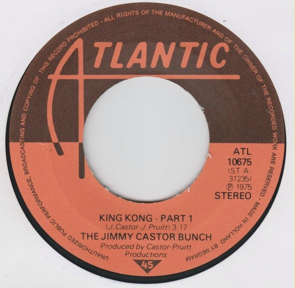 The Jimmy Castor Bunch -King Kong Part 1+2