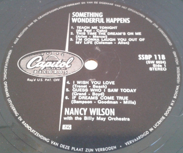 Nancy Wilson -Wonderful