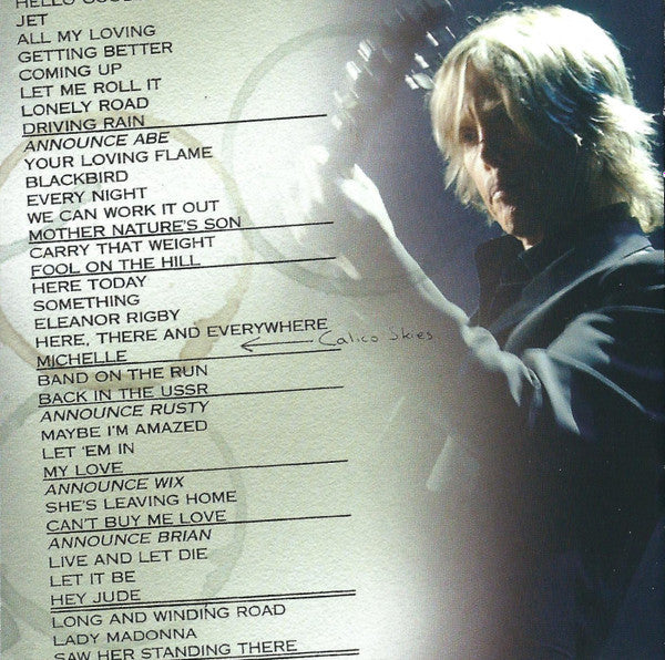 Paul McCartney -Back In The World (Live)