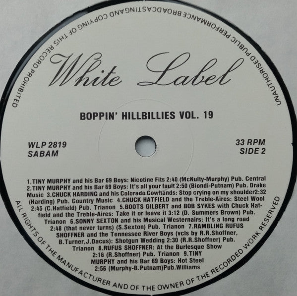Various -Boppin' Hillbilly Vol. 19