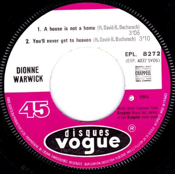 Dionne Warwick -A House Is Not A Home