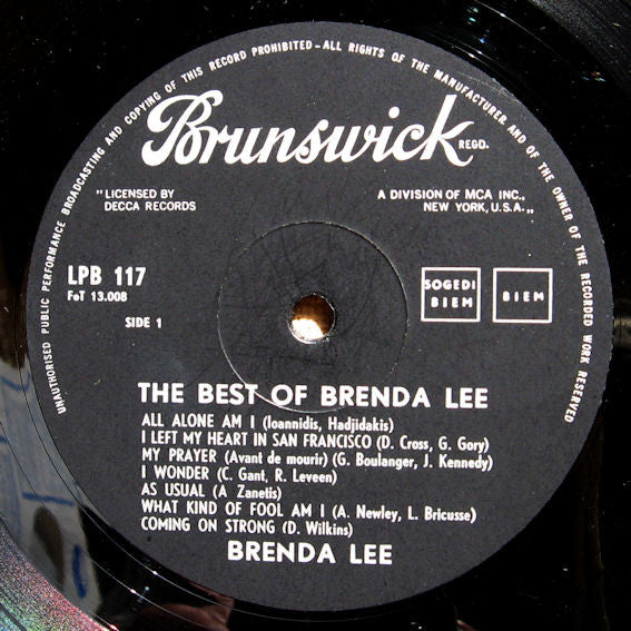 Brenda Lee -The Best Of Brenda Lee