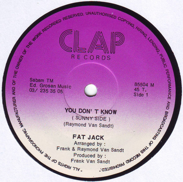 Fat Jack (2) -You Don't Know