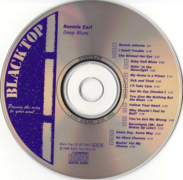 Ronnie Earl &amp; The Broadcasters* - Deep Blues