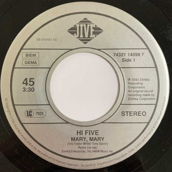 Hi-Five -Mary, Mary