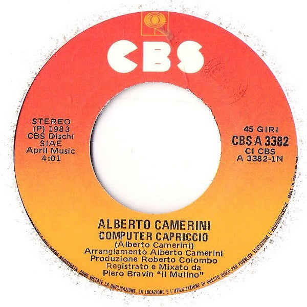 Alberto Camerini -Computer Capriccio