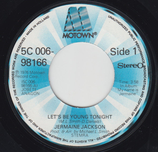 Jermaine Jackson -Let's Be Young Tonight