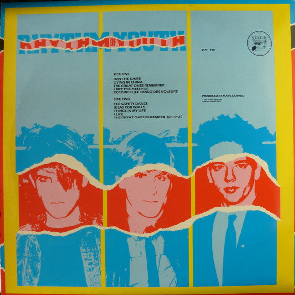 Men Without Hats -Rhythm Of Youth