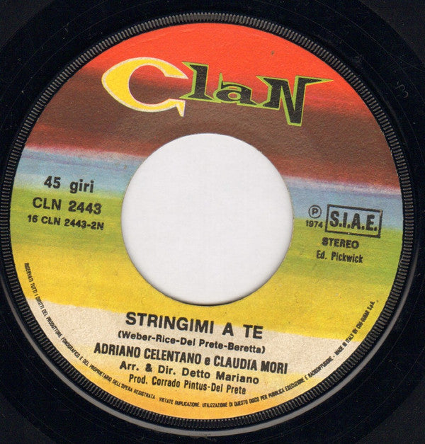 Adriano Celentano -Bellissima / Stringimi A Te