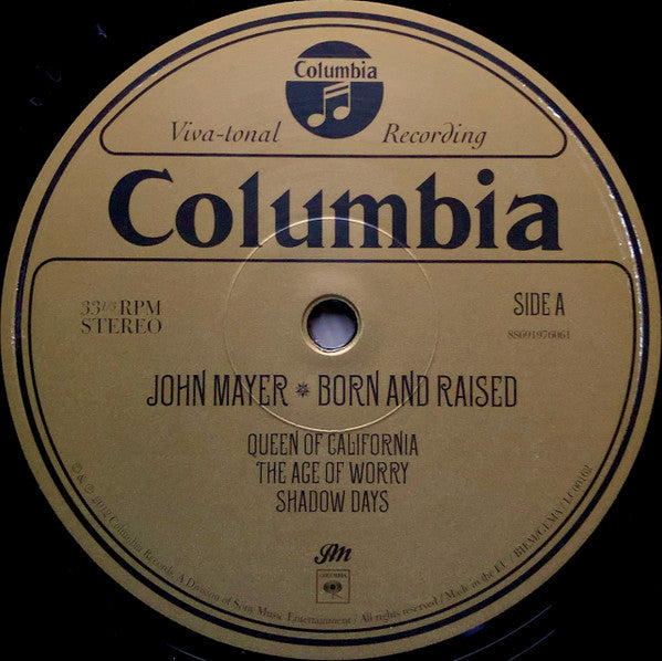 John Mayer -Born And Raised
