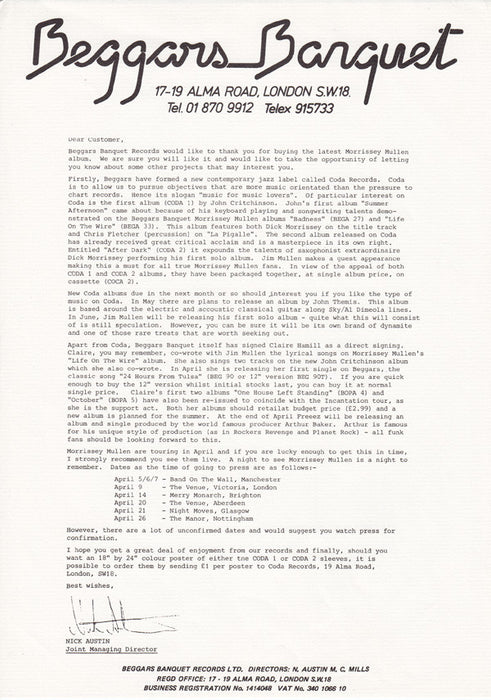 Morrissey Mullen - It's About Time...