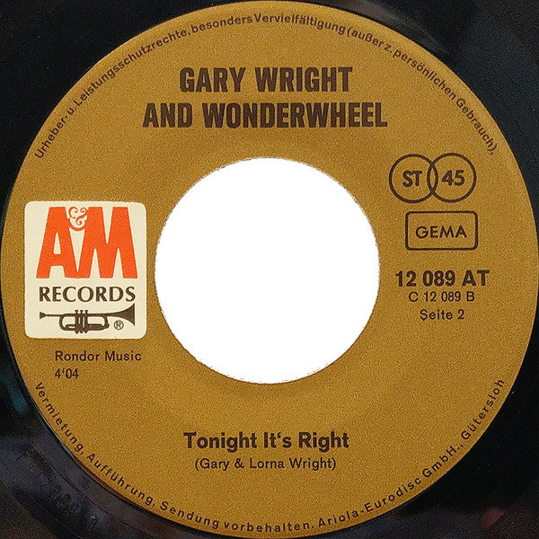 Gary Wright And Wonderwheel (2) -I Know