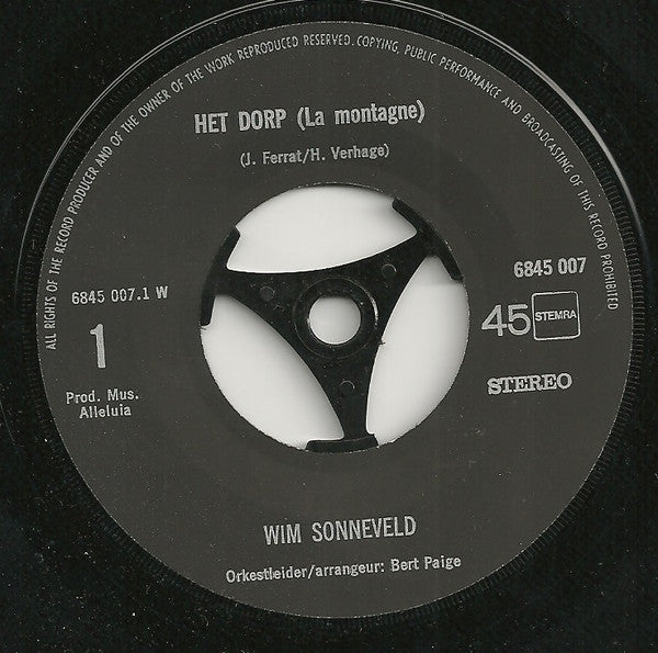Wim Sonneveld / Zjef Vanuytsel -Mijn Dorp Van Toen
