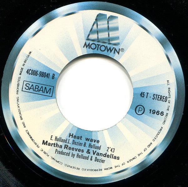 Martha Reeves & Vandellas* -Dancing In The Street / Heat Wave