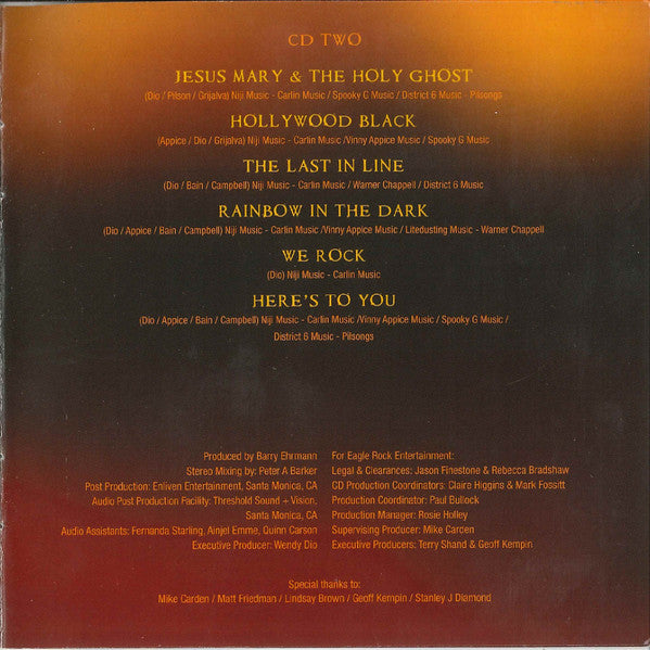 Dio (2) -Live In London Hammersmith Apollo 1993