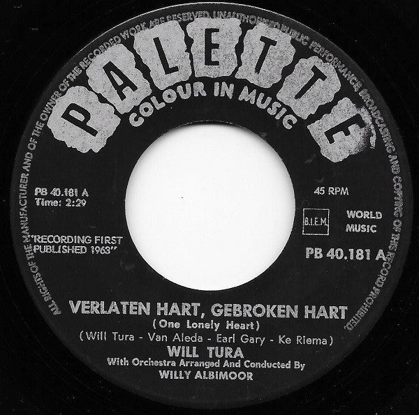 Will Tura -Verlaten Hart, Gebroken Hart