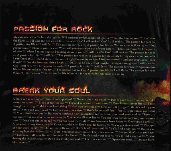 Axxis (2) -Paradise In Flames