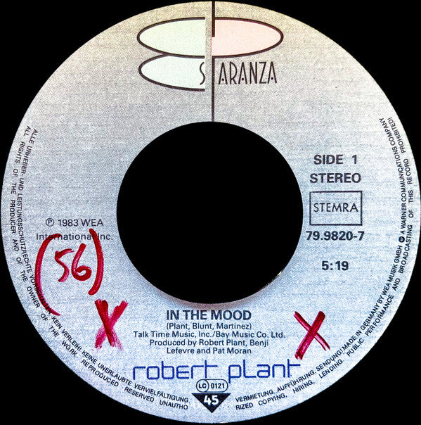 Robert Plant -In The Mood