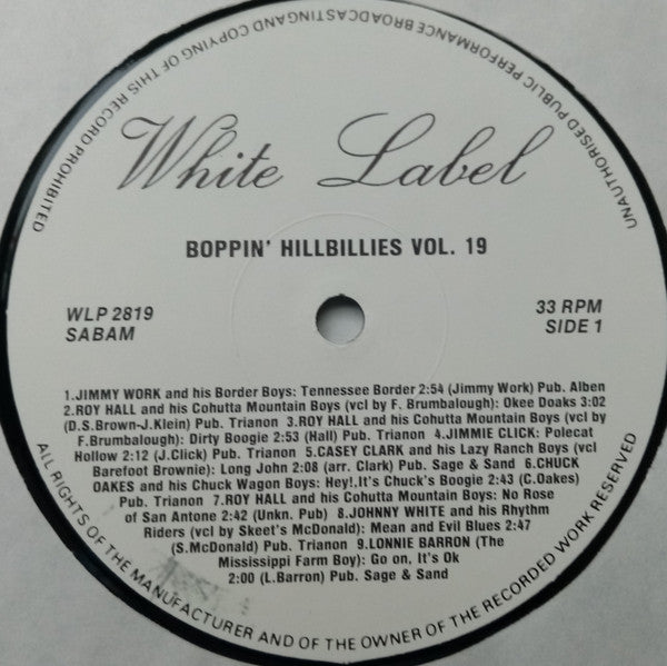 Various -Boppin' Hillbilly Vol. 19