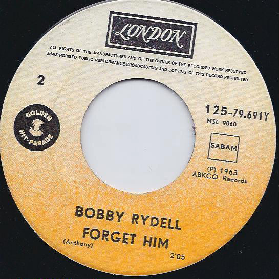 Bobby Rydell - Sway (Quien Sera) / Forget Him