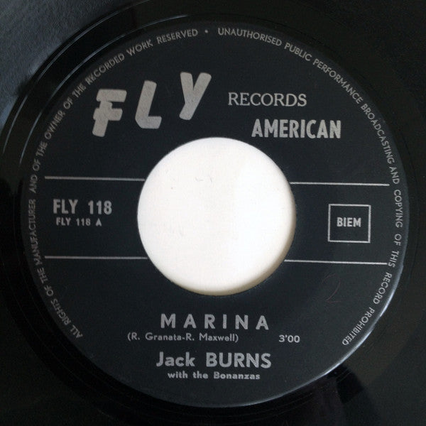 Jack Burns And The Bonanzas* -Marina