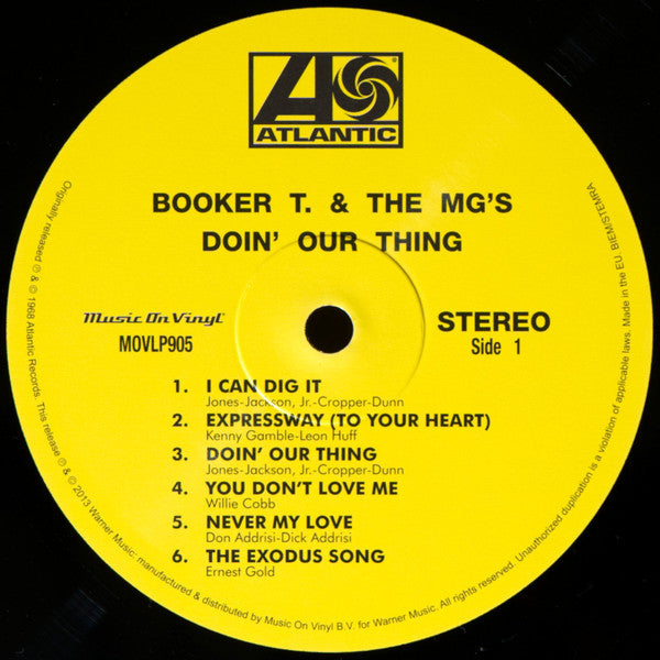 Booker T. & The MG's* -Doin' Our Thing