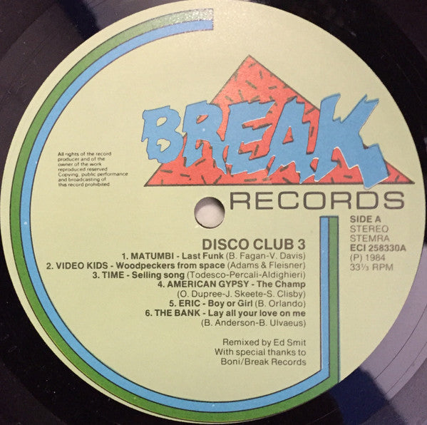 Various - Disco Club Volume 3